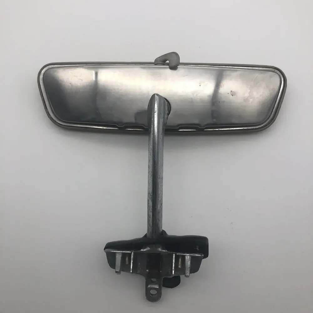Vintage 60's GM Models 8”Chrome Stainless Rear View Day Night Mirror w/bracket